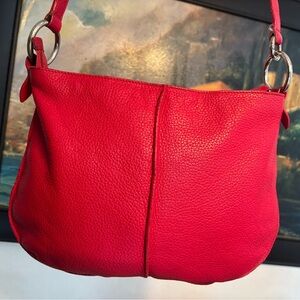 Furla Red Leather Crossbody Bag NWOT
